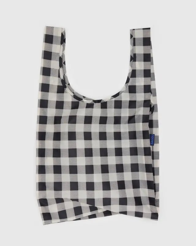 Standard Baggu - Black &amp; White Big Check