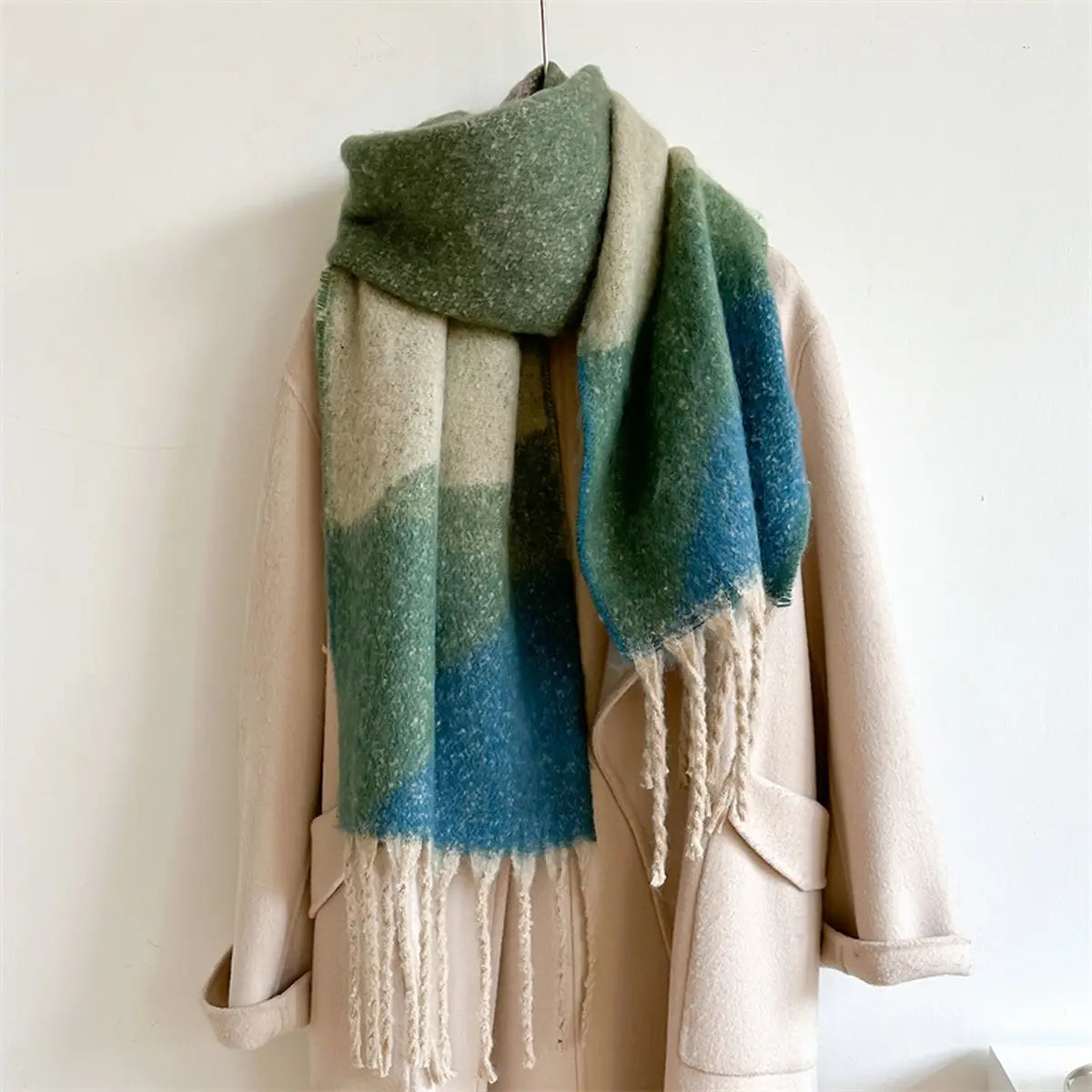 Colorblock Winter Scarf