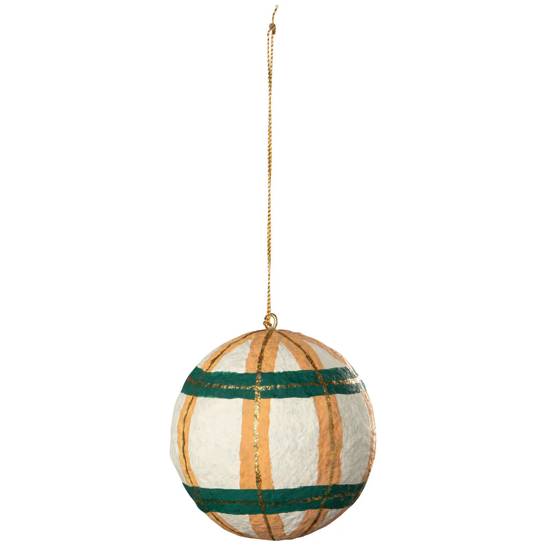 Bauble Mache Christmas Tree Ornament