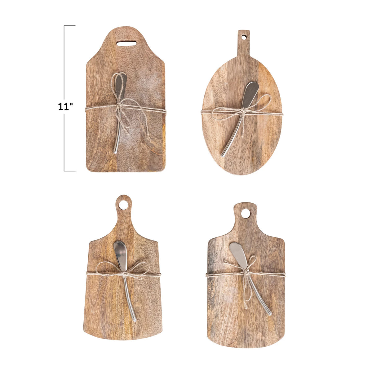 Mango Wood Board with Knife