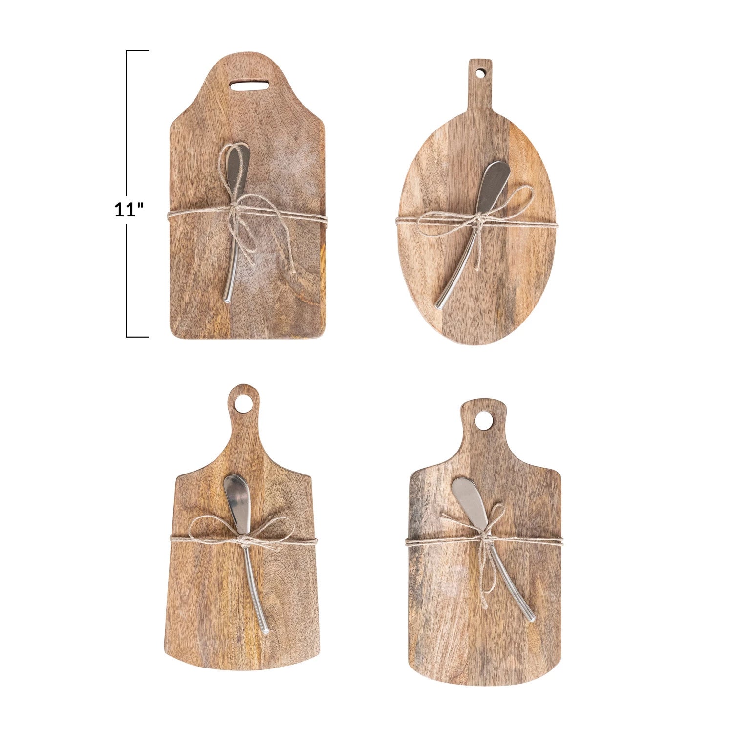Mango Wood Board with Knife