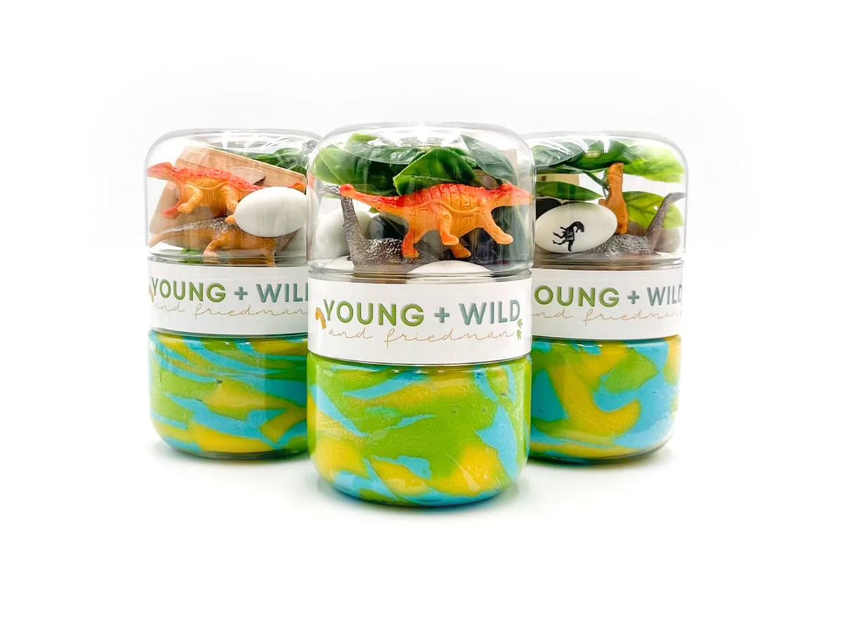 Grab &amp; Go Dough Jar-Dinosaur