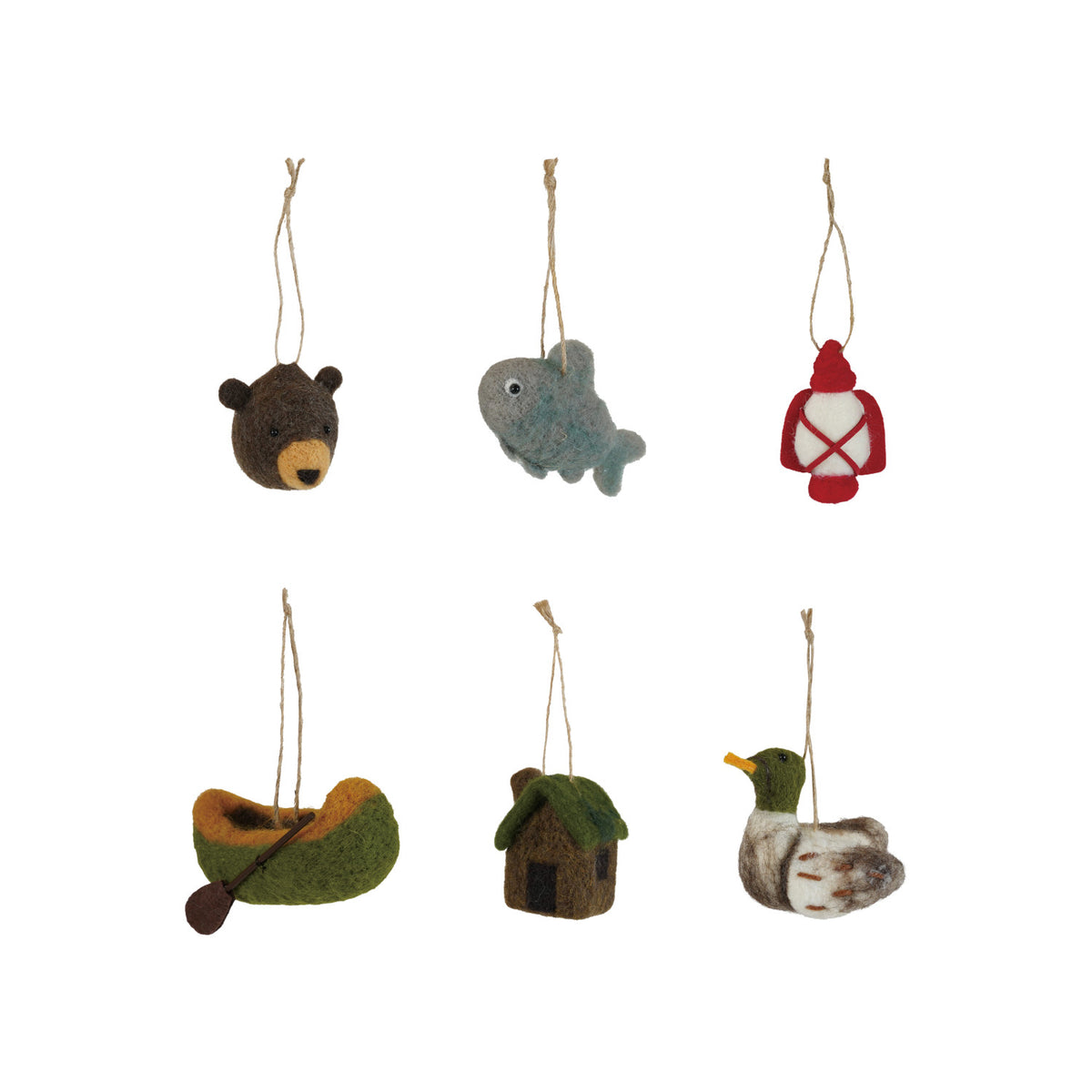 Wool Felt Outdoor Icon Ornaments