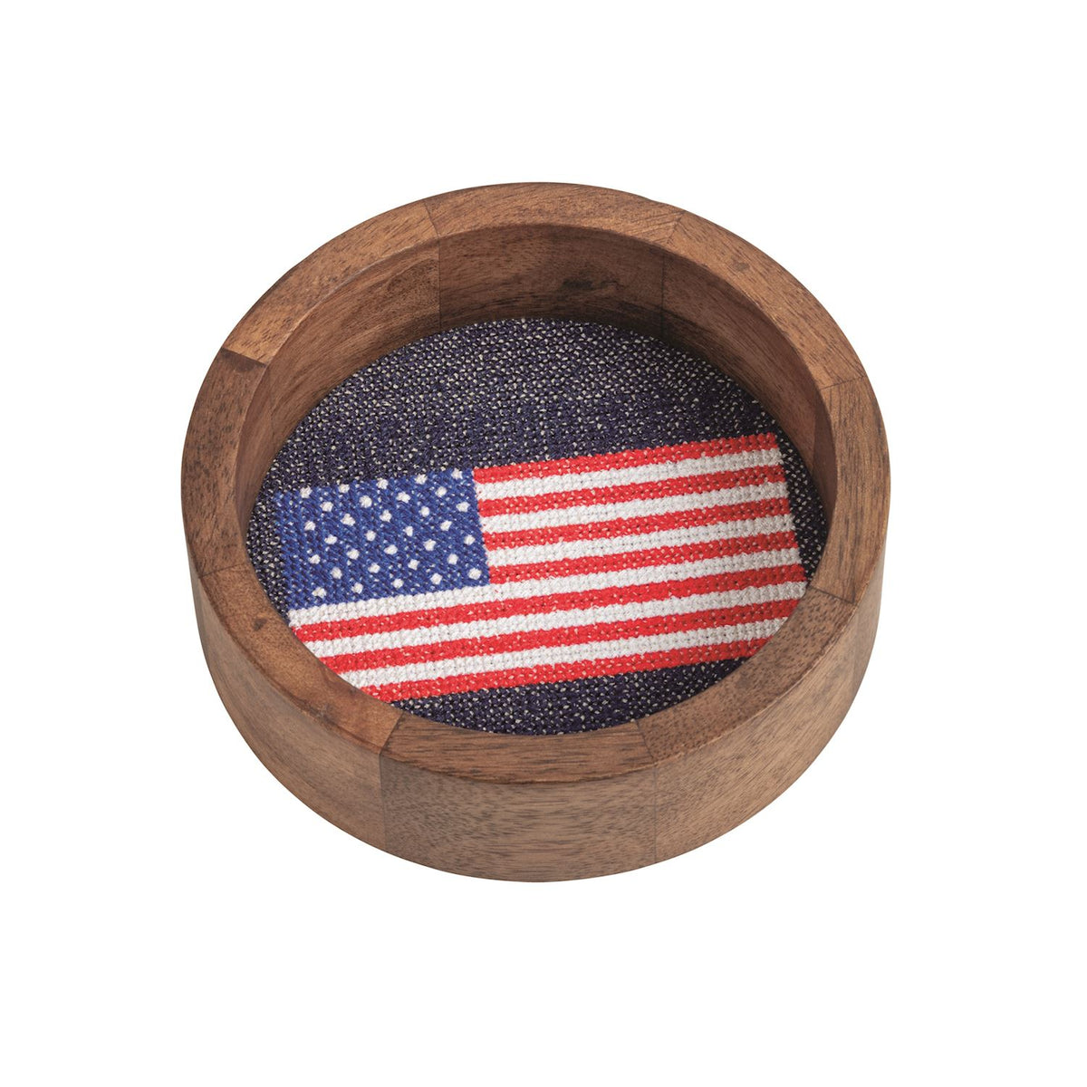Flag Needlepoint Coaster