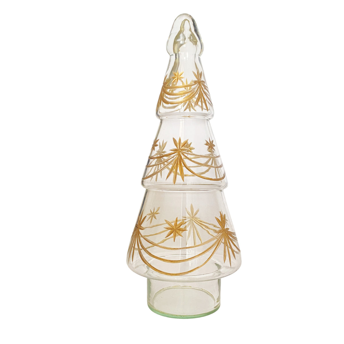 Hand Painted Glass Tree-Garland