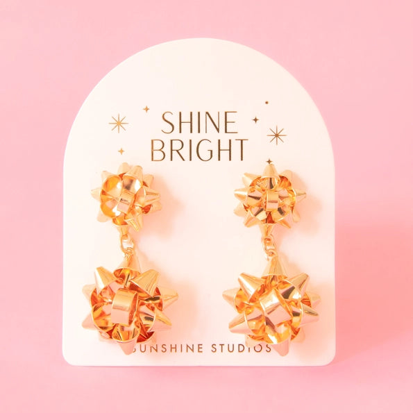 Holiday Bow Earrings