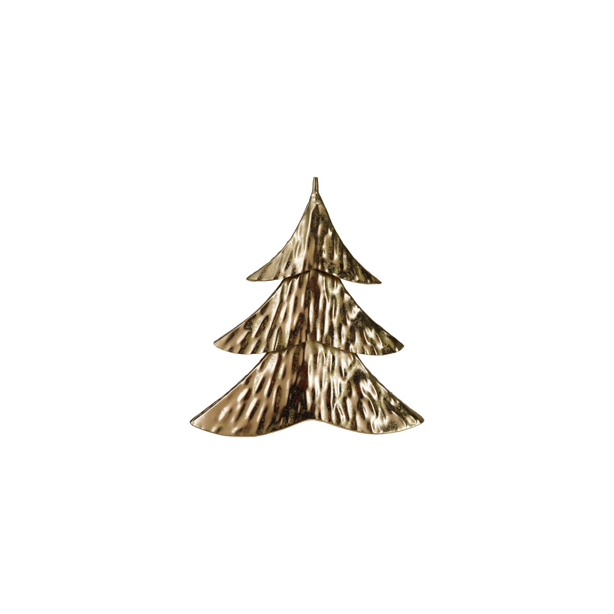 Gold Hammered Metal Tree