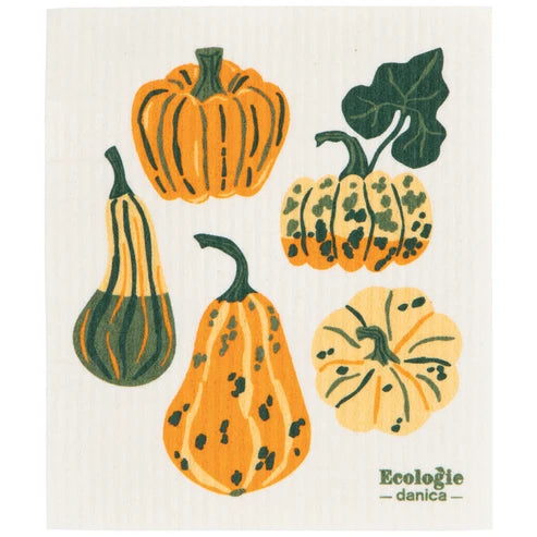 Harvest Gourds Swedish Dish Cloth