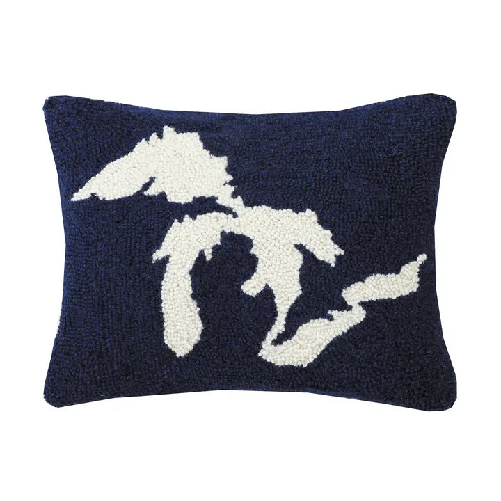 Great Lakes Hook Pillow