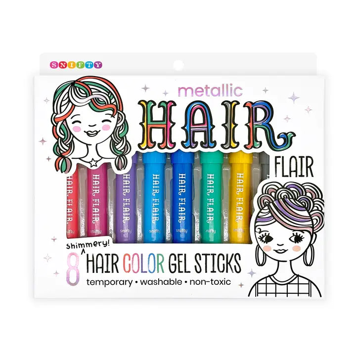 Hair Flair Metallic Shimmery Hair Color Gel
