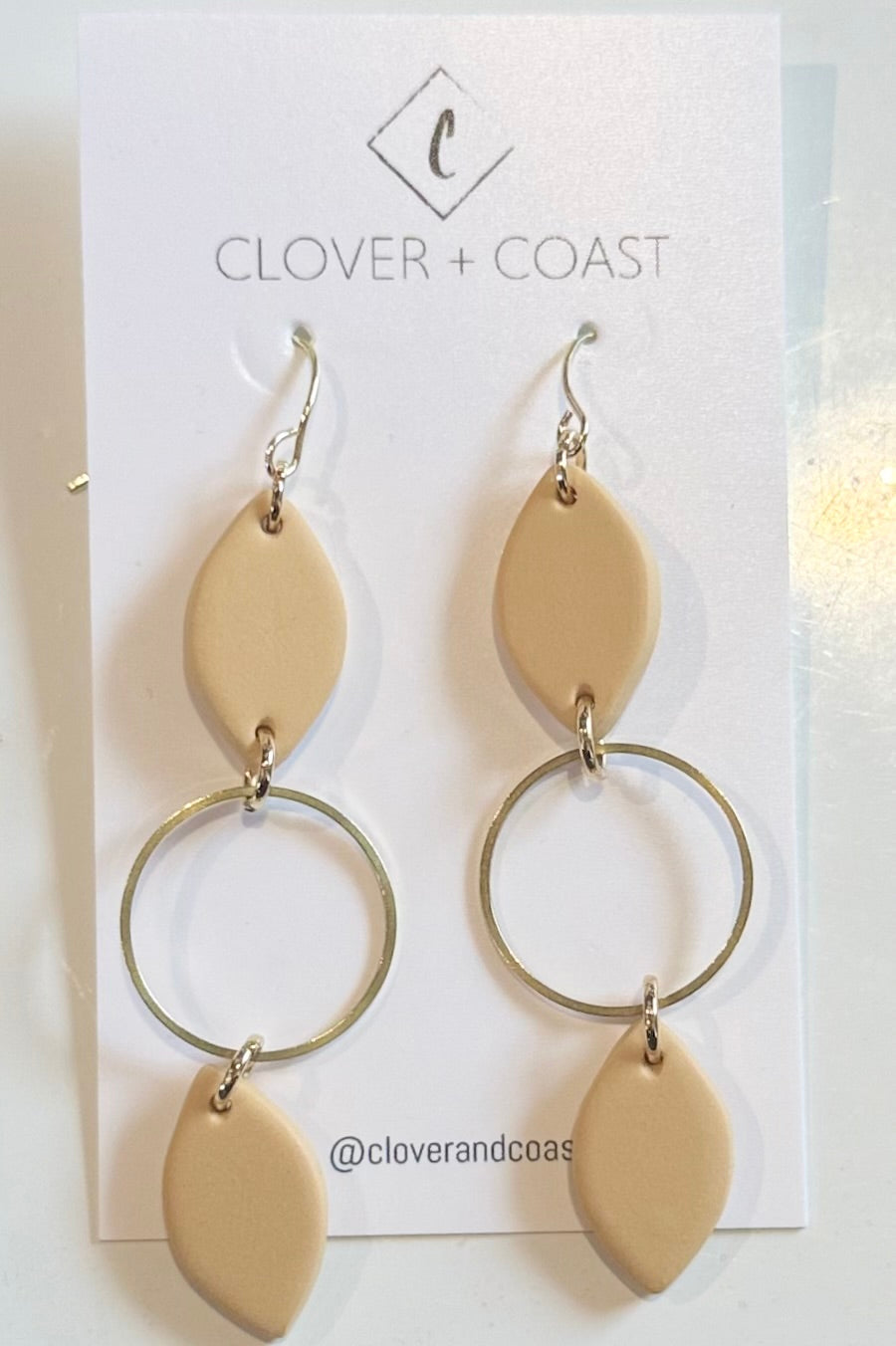 Vanessa Polymer Clay Dangle