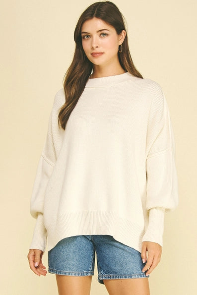 Oversized Drop Shoulder Sweater