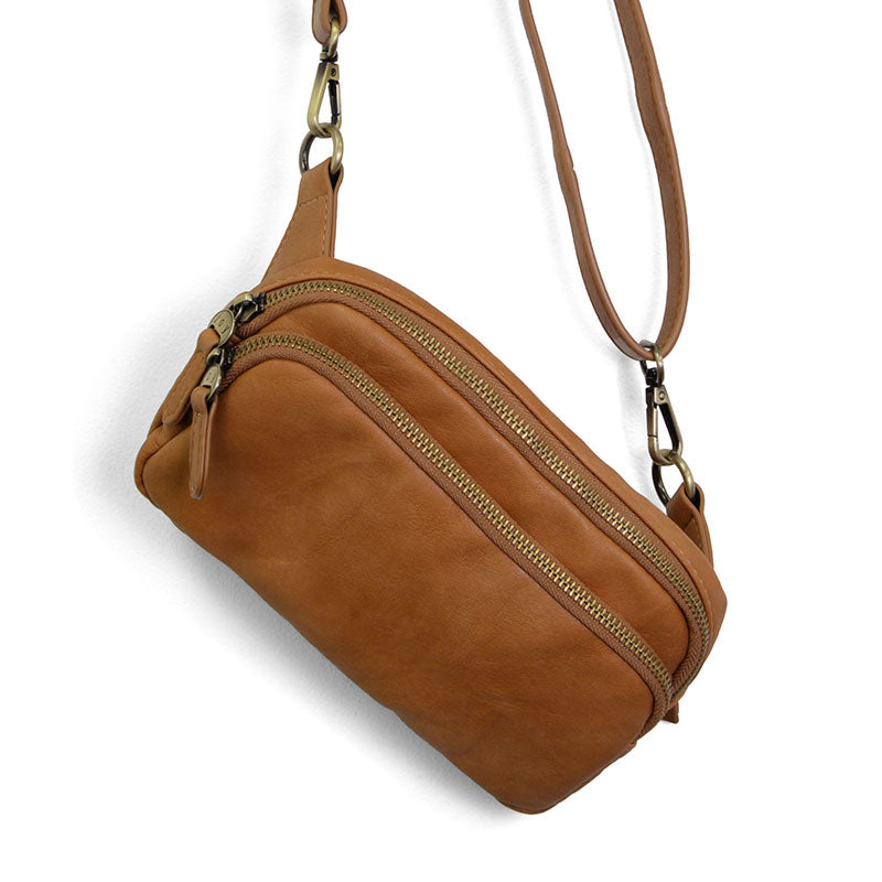 Kylie Double Zip Sling/Belt Bag