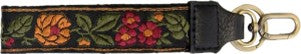 1.25&quot; Multi Floral Vine Wristlet Keychain