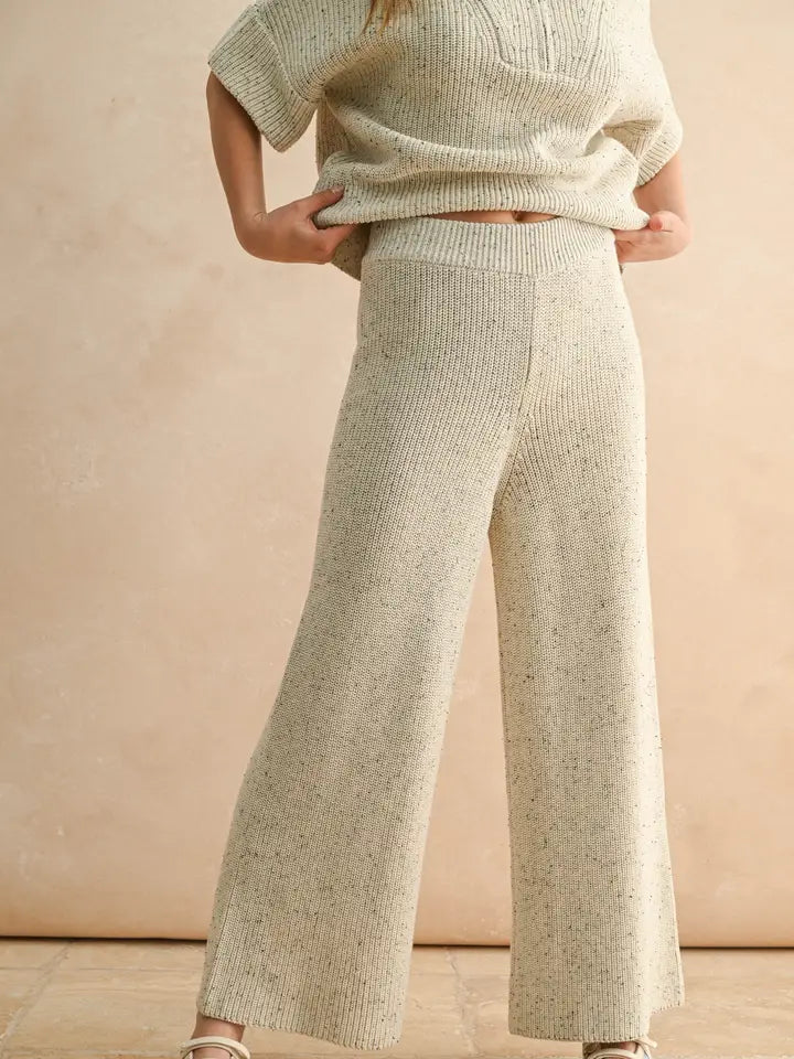 Salt &amp; Pepper Knitted Pants