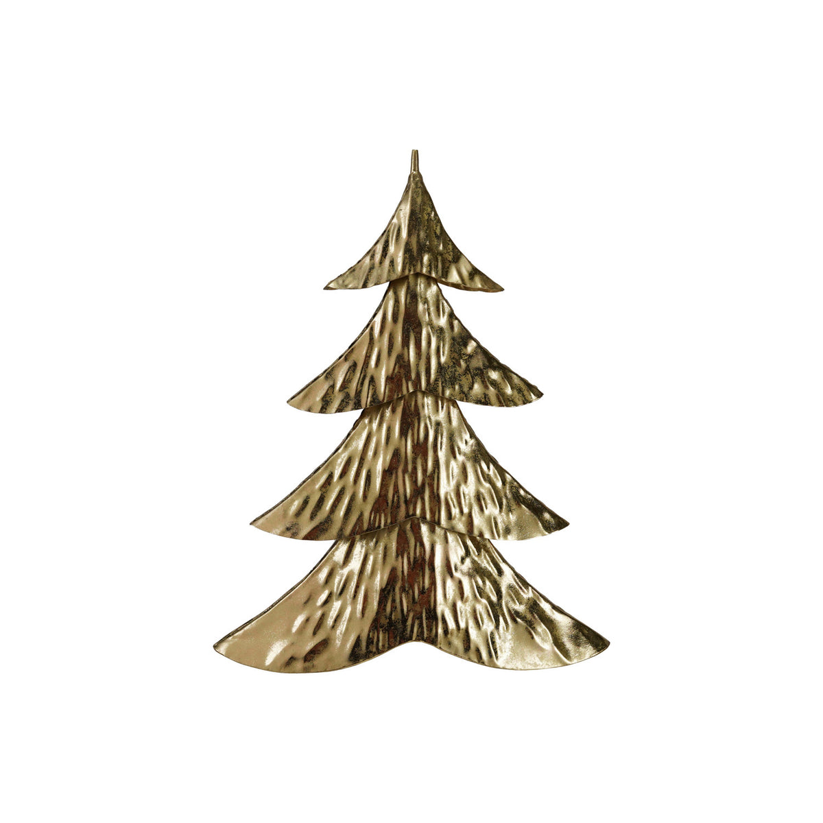 Gold Hammered Metal Tree