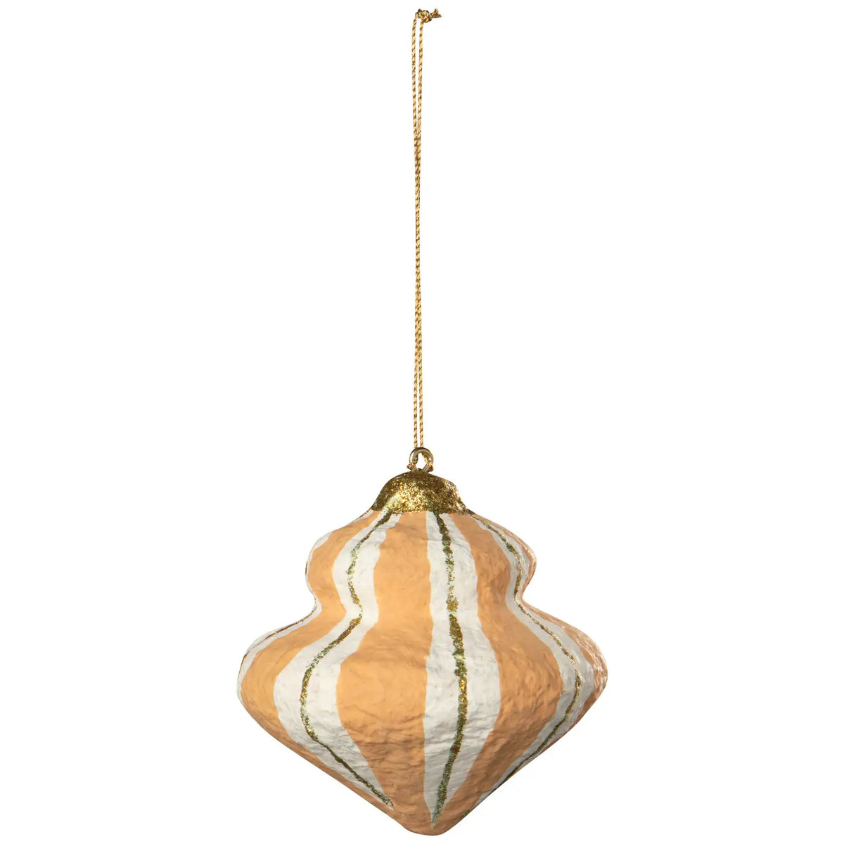 Luminous Jewels Mache Christmas Tree Ornament