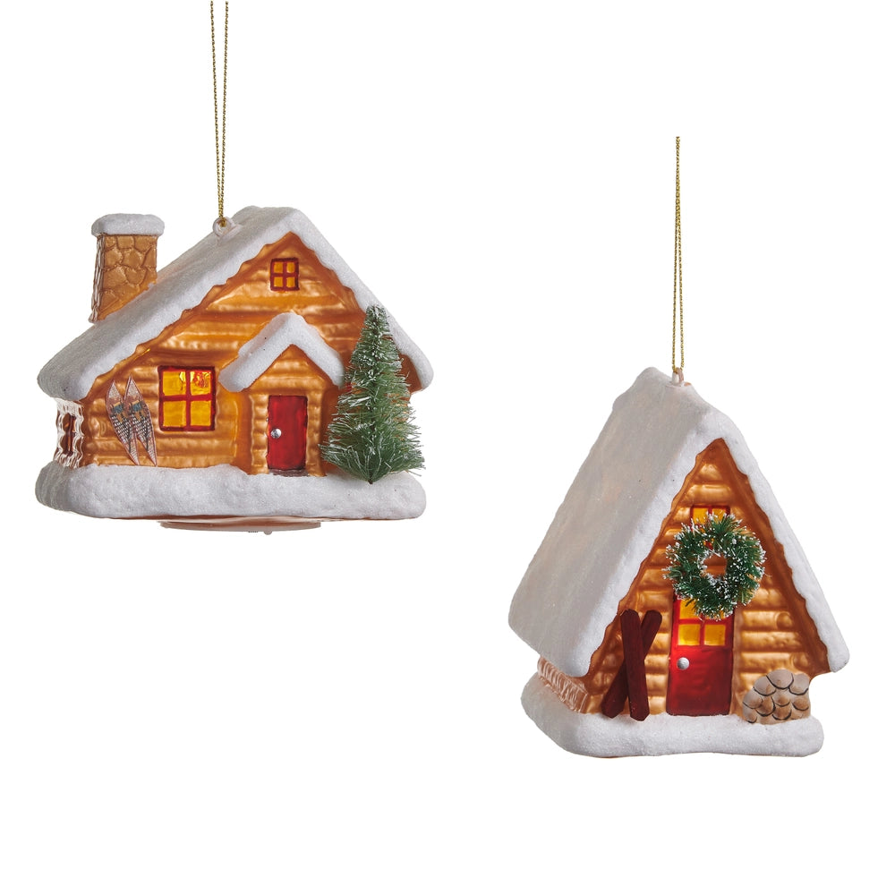 Ski Lodge Ornament