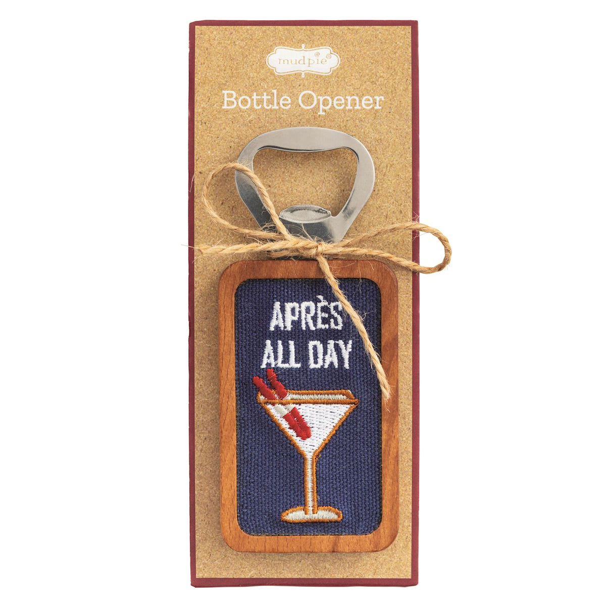Ski Needlepoint Bottle Openers