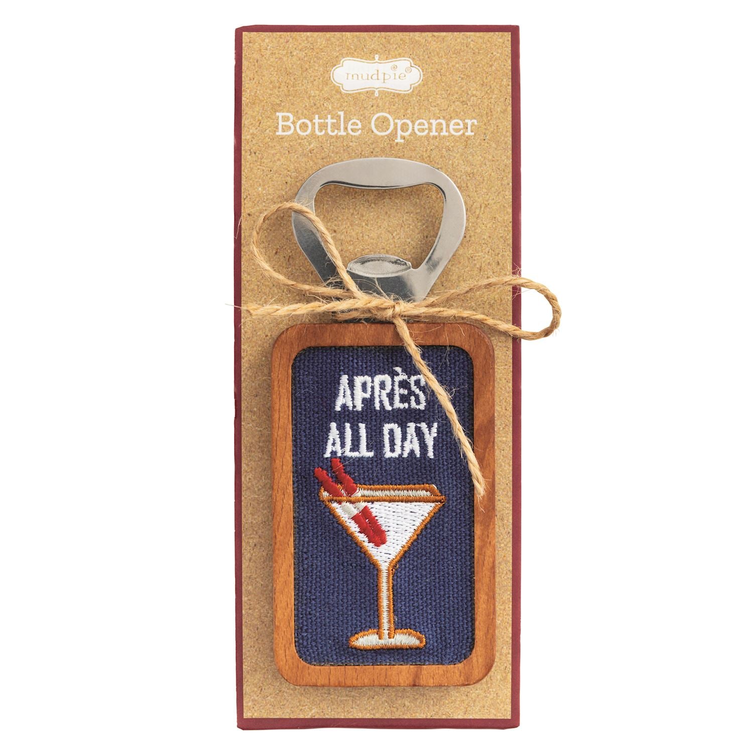 Ski Needlepoint Bottle Openers