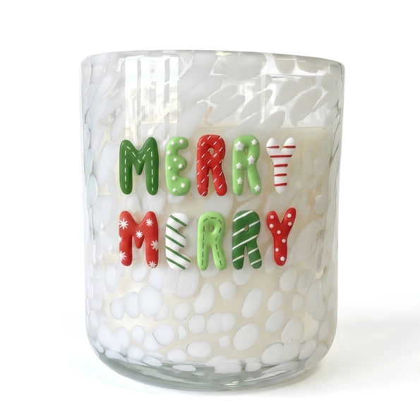 Merry Merry Icon Candle