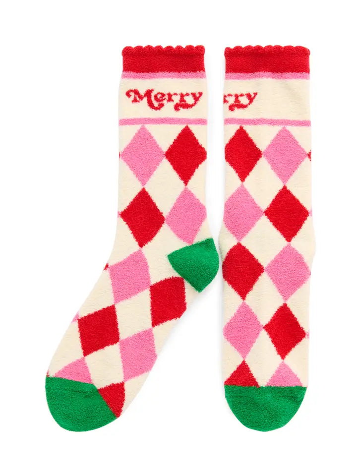 Merry Argyle Socks - Multi