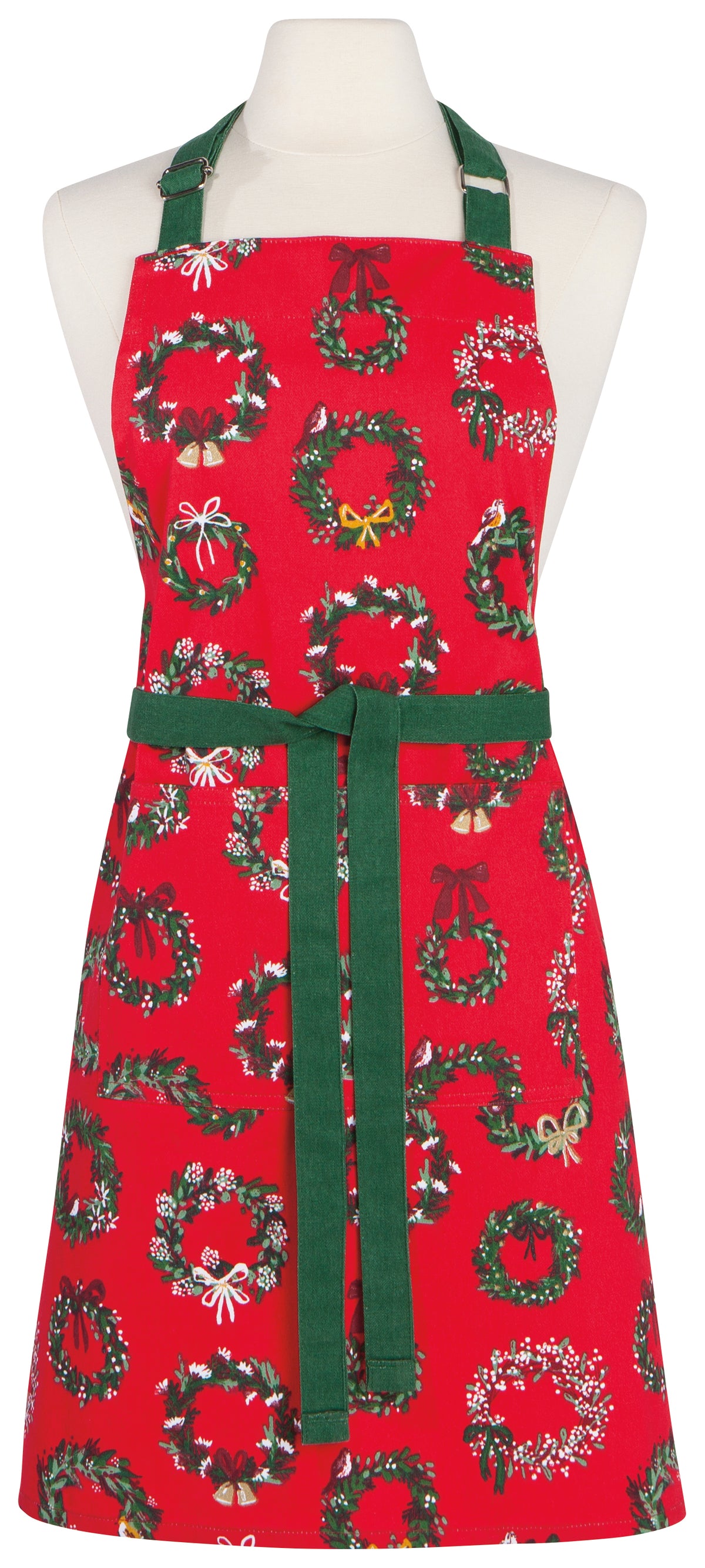Wreaths Christmas Chef Apron