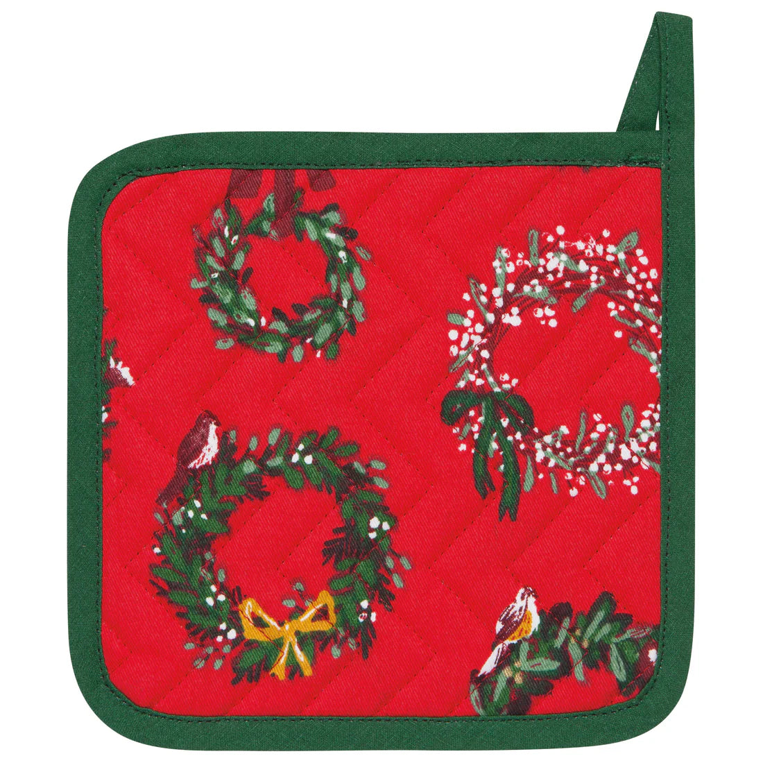 Wreaths Christmas Chef Potholder