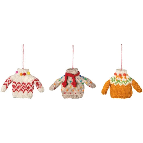Wool Sweater Party Ornaments