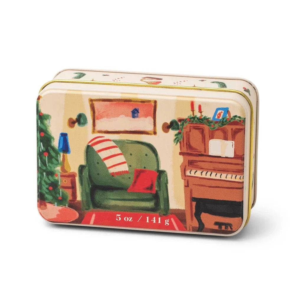 Holiday Tin Candle-Piano