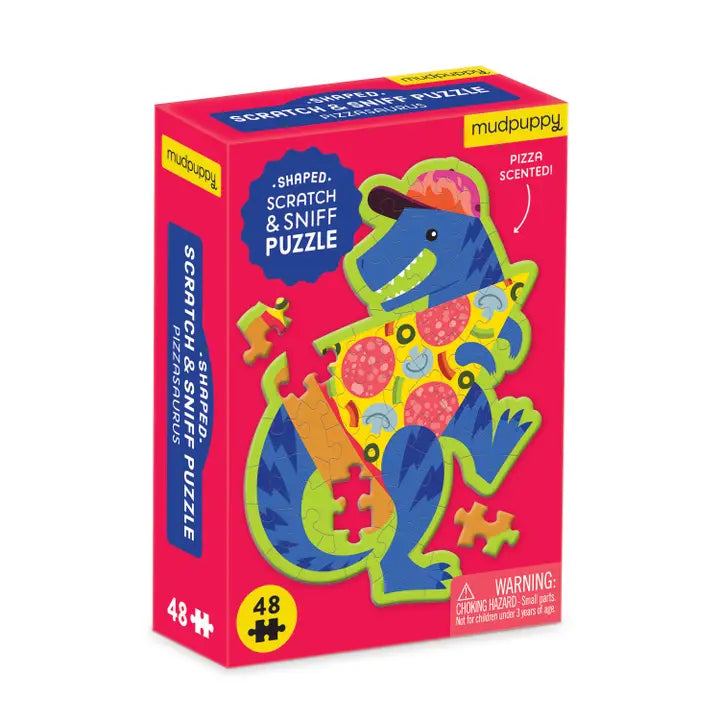 Pizzasaurus 48 Piece Mini Scratch &amp; Sniff Puzzle