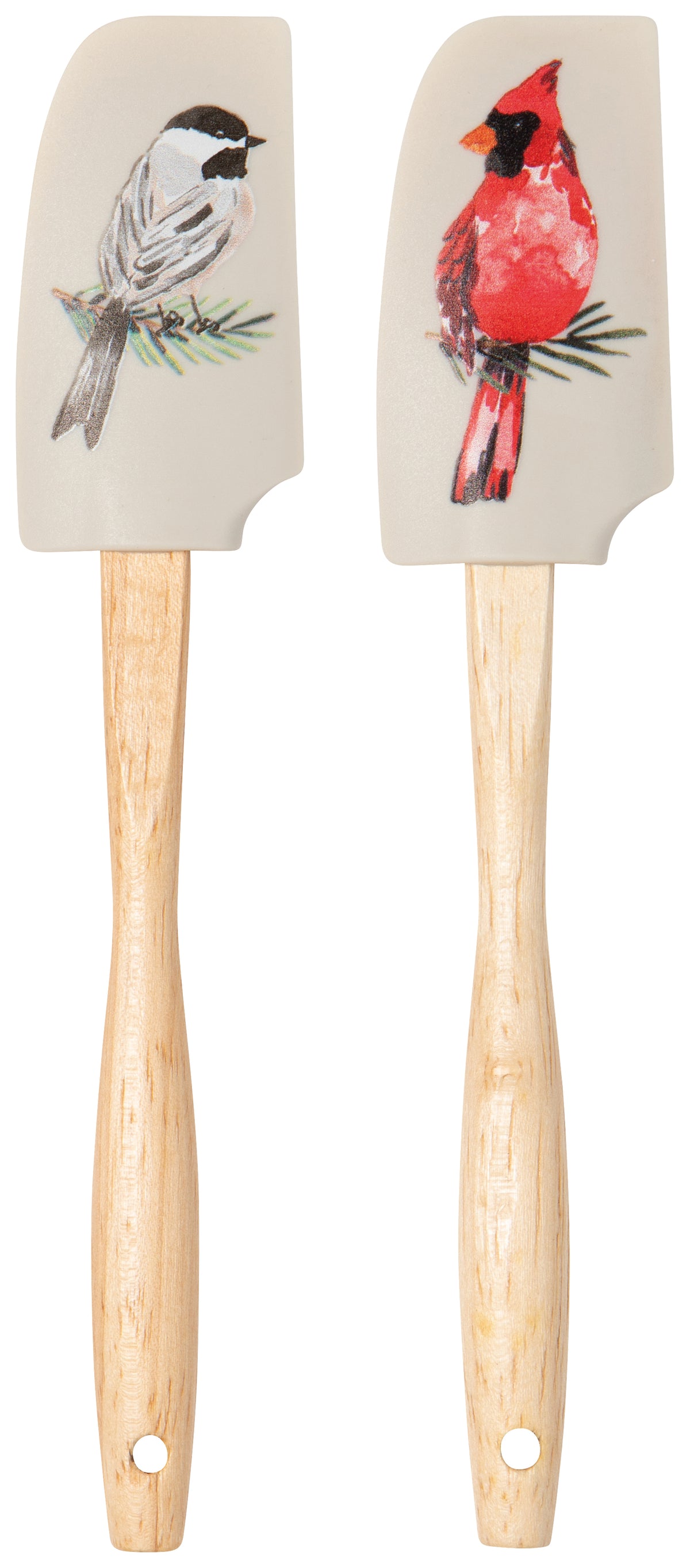 Birds &amp; Boughs Christmas Mini Silicone Spatulas