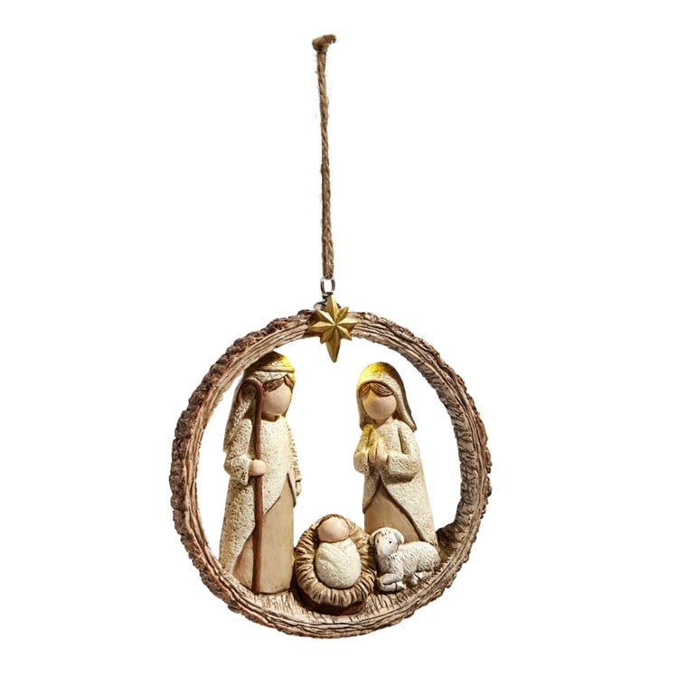 4.5" Holy Family Ornament