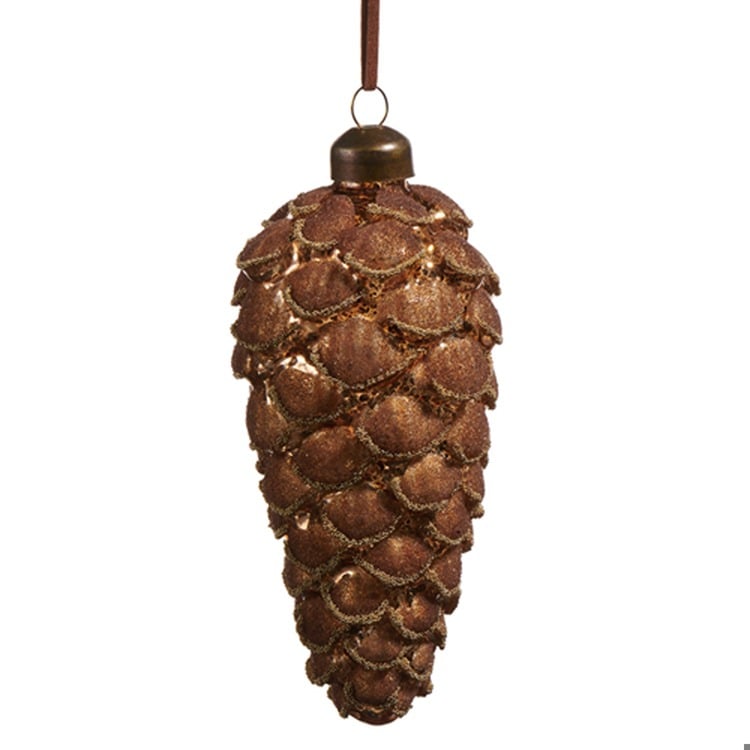 5&quot; Brown Pinecone Ornament
