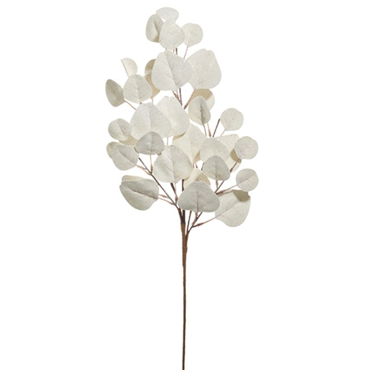 30&quot; White Eucalyptus Spray