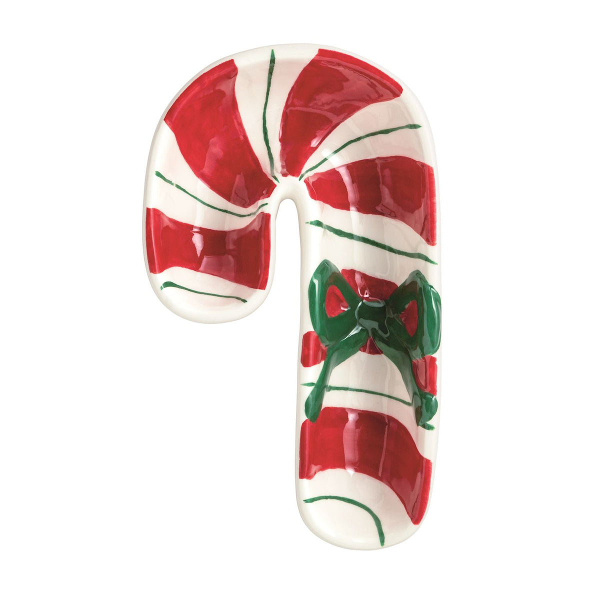 Candy Cane Tidbit Dishes