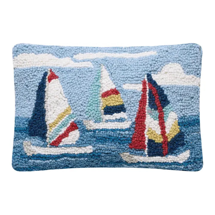 Regatta Sails Hook Pillow