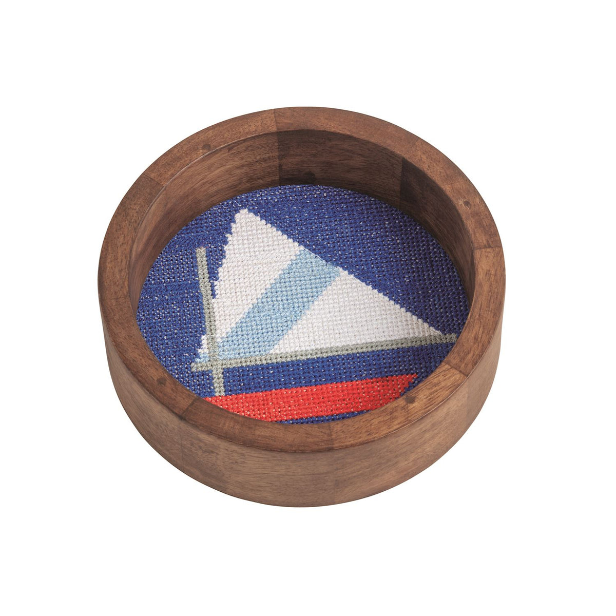 Sailboat Needlepoint Coaster