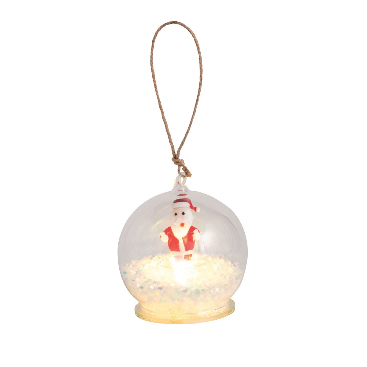 Light-Up Icon Ball Ornaments