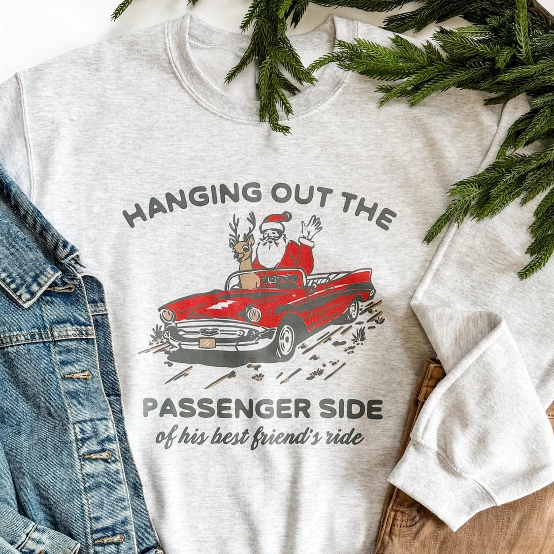 Santa Car Crewneck