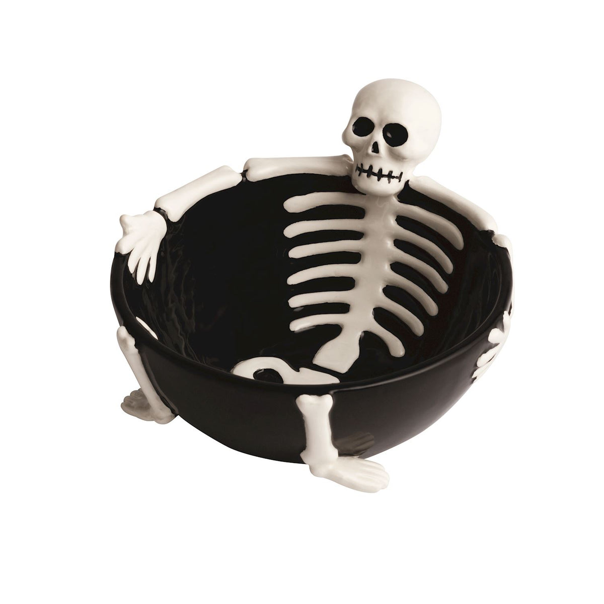 Lounging Skeleton &amp; Ghost Bowls