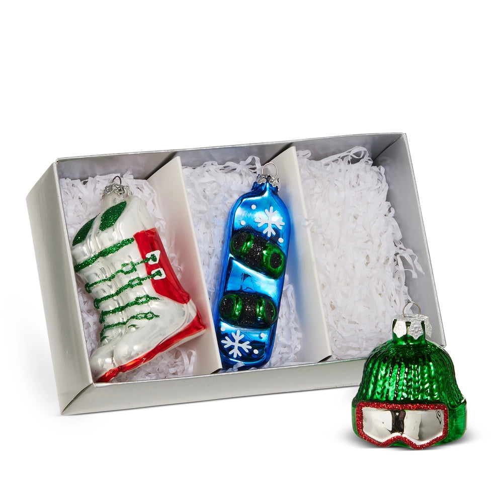 Skiing Ornaments
