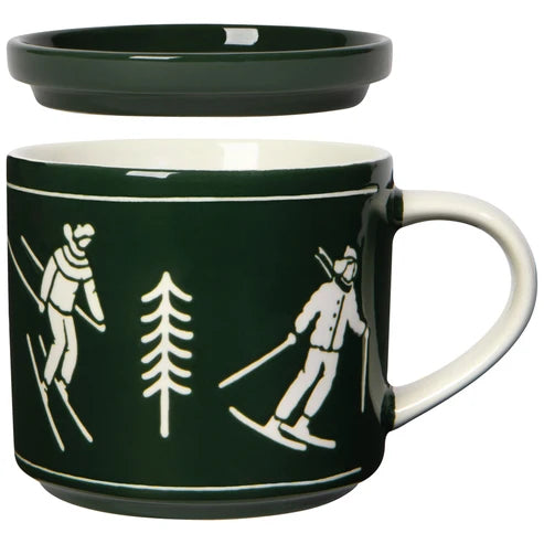 14oz Ski Ya Later Lidded Mug