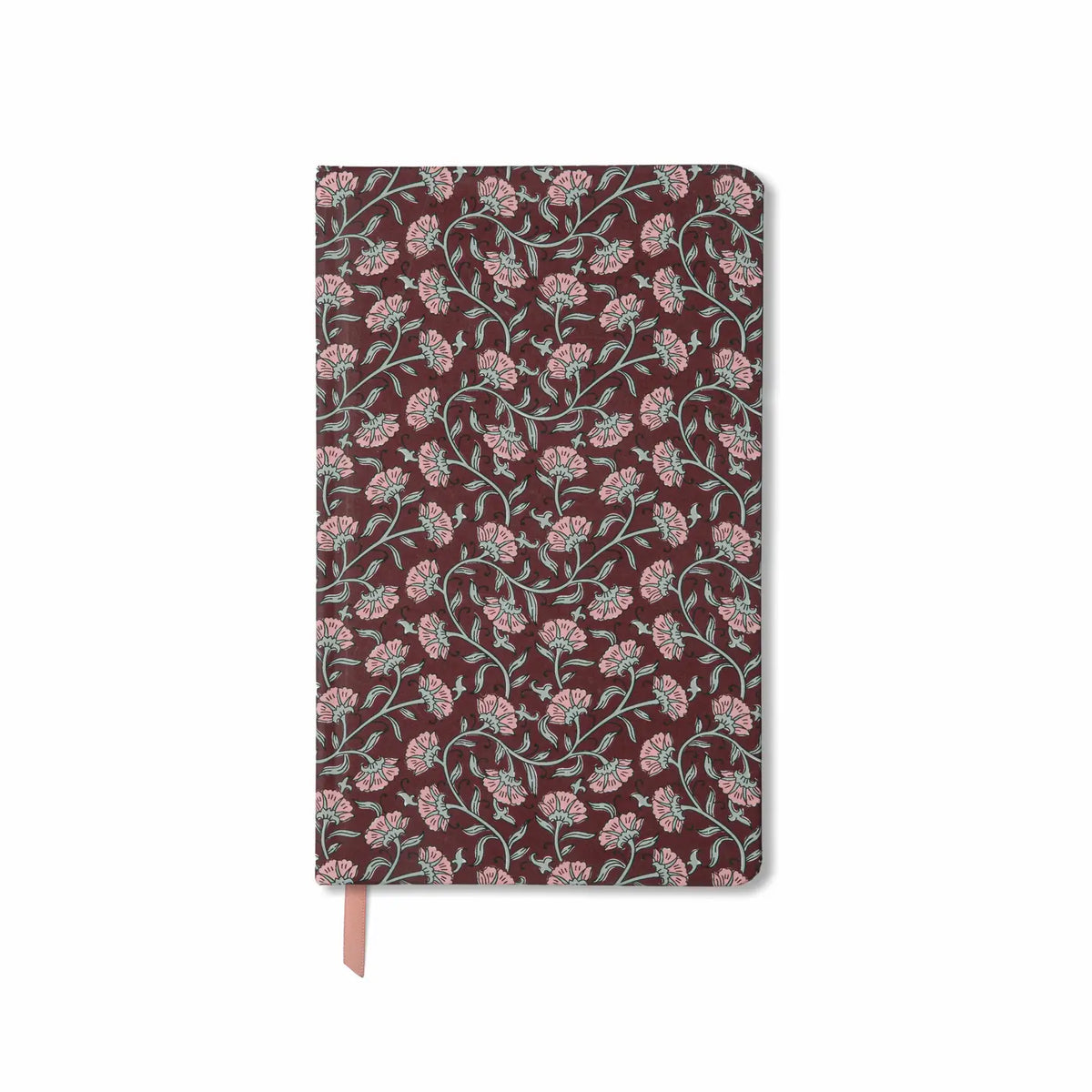 Soft Touch Journal-Burgundy Vintage Floral