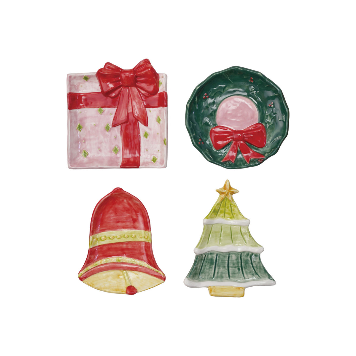 Holiday Shaped Stoneware Dish