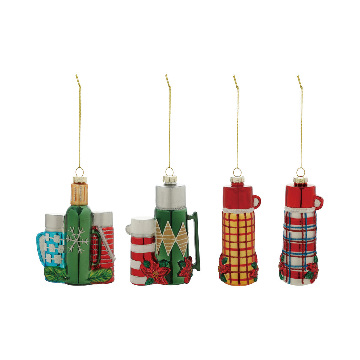 Glass Thermos Ornaments