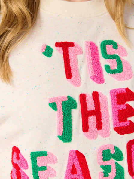 Tis the Season" Relaxed Sweatshirt