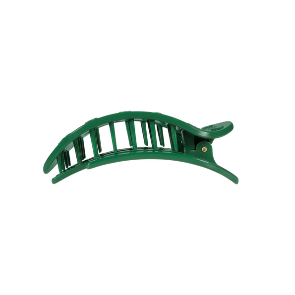 O Christmas Tree Medium Flat Round Hair Clip