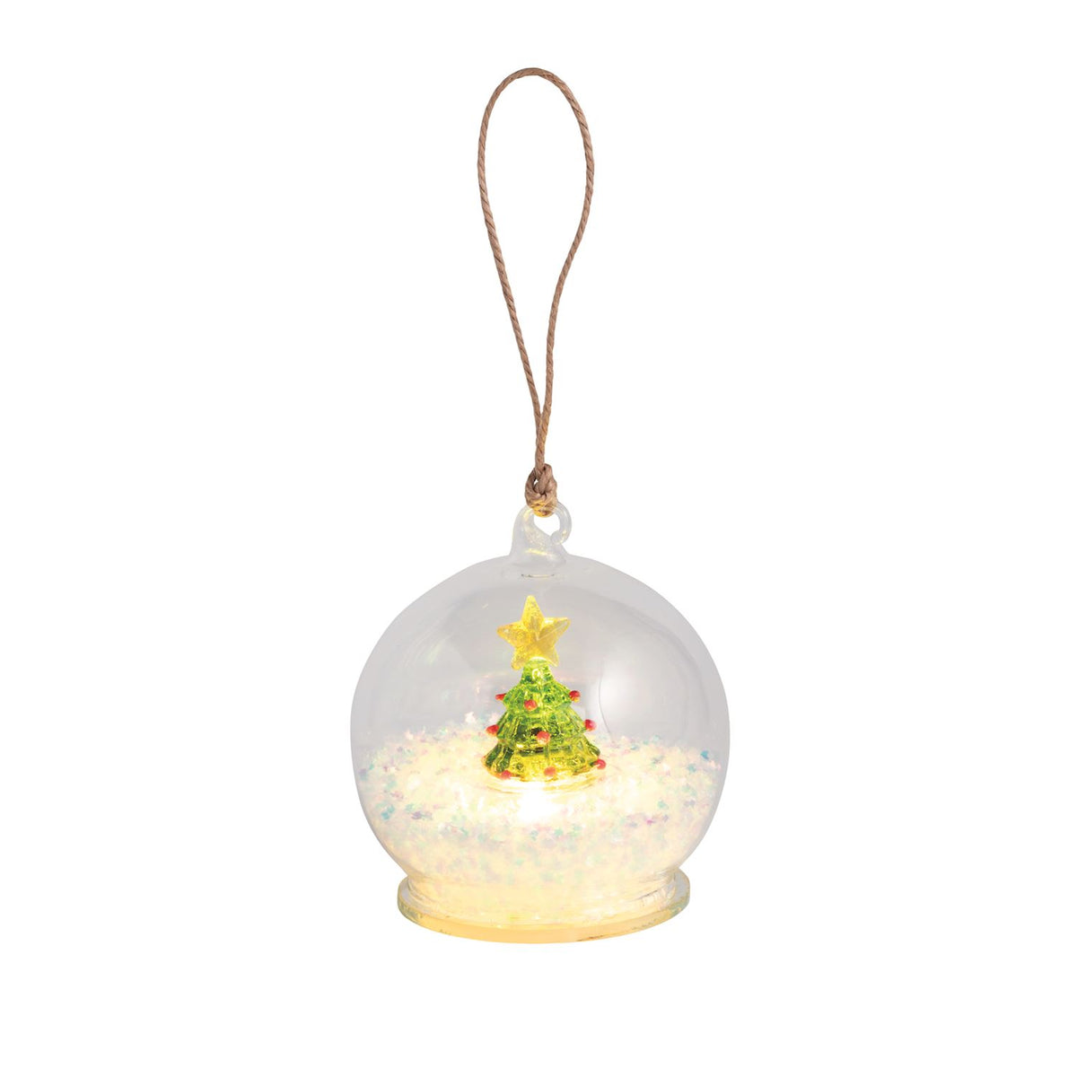 Light-Up Icon Ball Ornaments