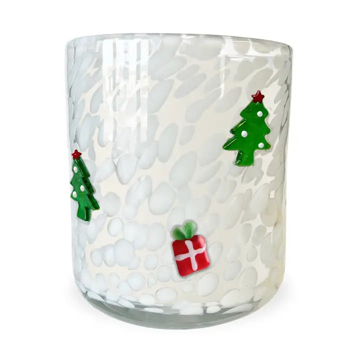 Tree &amp; Gift 12oz Icon Candle